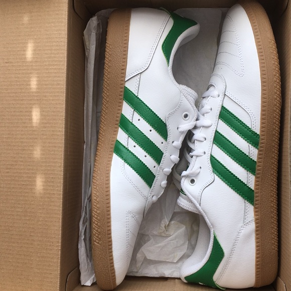 adidas Other - Adidas Green & White Sneakers